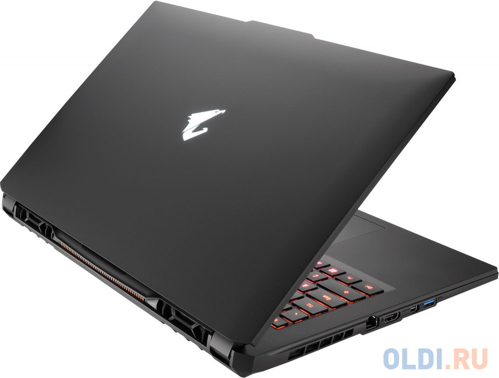 Ноутбук Gigabyte Aorus 17H BXF Core i7 13700H 16Gb SSD1Tb NVIDIA GeForce RTX4080 12Gb 17.3" IPS FHD (1920x1080) Windows 11 Home black WiFi BT Cam