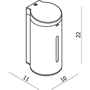 Дозатор для мыла Langberger Accessories сенсорный 650 мл, хром (75169)