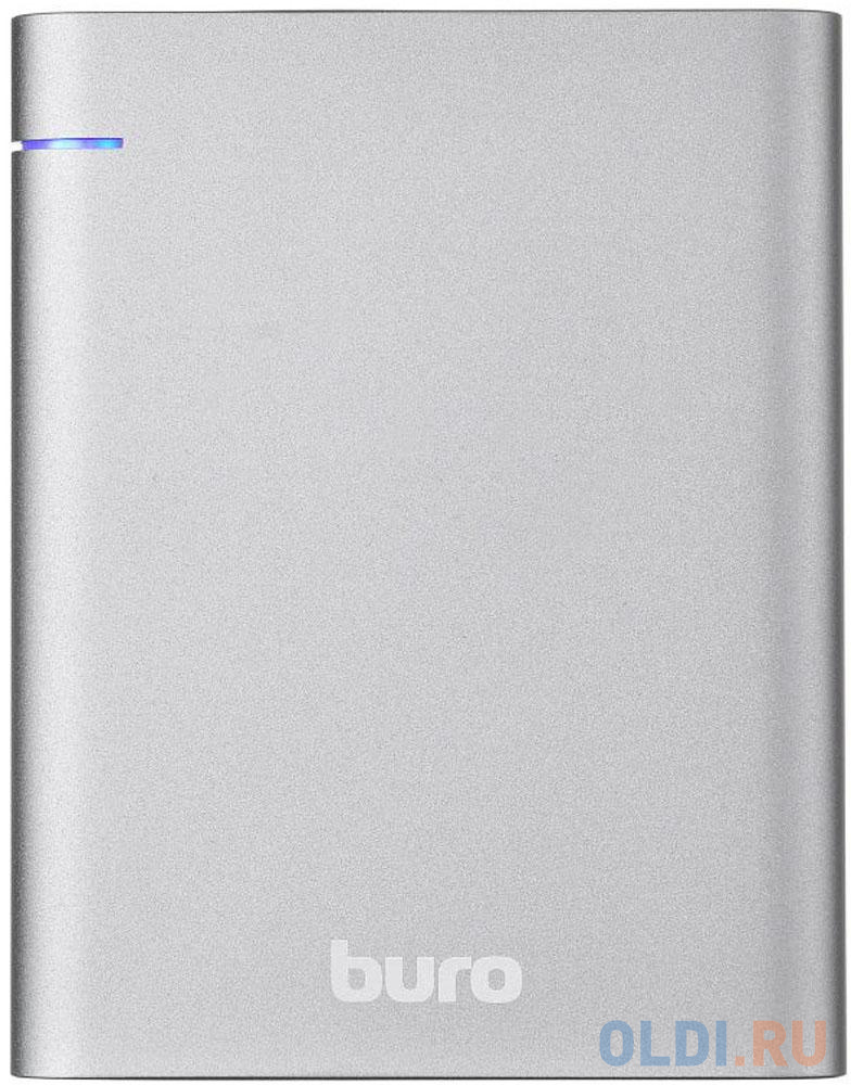 Внешний аккумулятор Power Bank 21000 мАч BURO RCL-21000 темно-серый