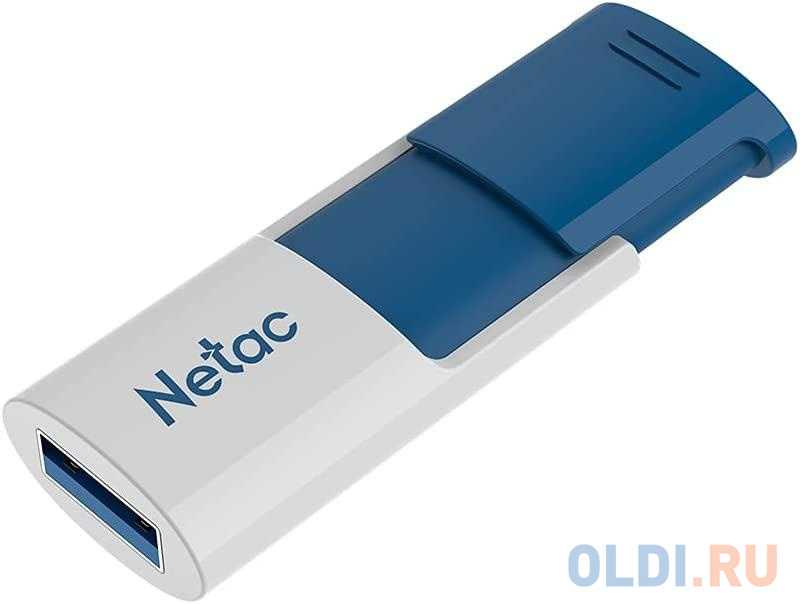 Флеш Диск Netac 128Gb U182 NT03U182N-128G-30BL USB3.0 синий/белый