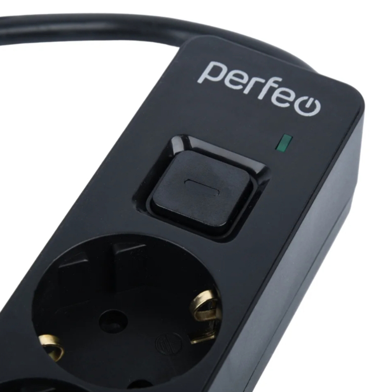 Сетевой фильтр Perfeo Real Stream 5 Sockets 5m Black PF_E1509