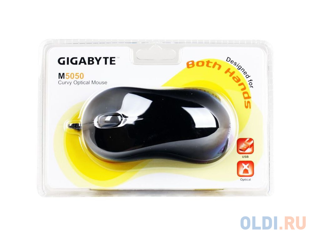 Мышь GIGABYTE GM-M5050 черный USB в Москвe