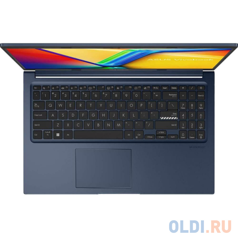 Ноутбук ASUS VivoBook Series F1504VA-NJ827 15.6" 1920x1080/Intel Core i3-1315U/RAM 8Гб/SSD 512Гб/Intel UHD Graphics/ENG|RUS/без ОС темно-синий 1.