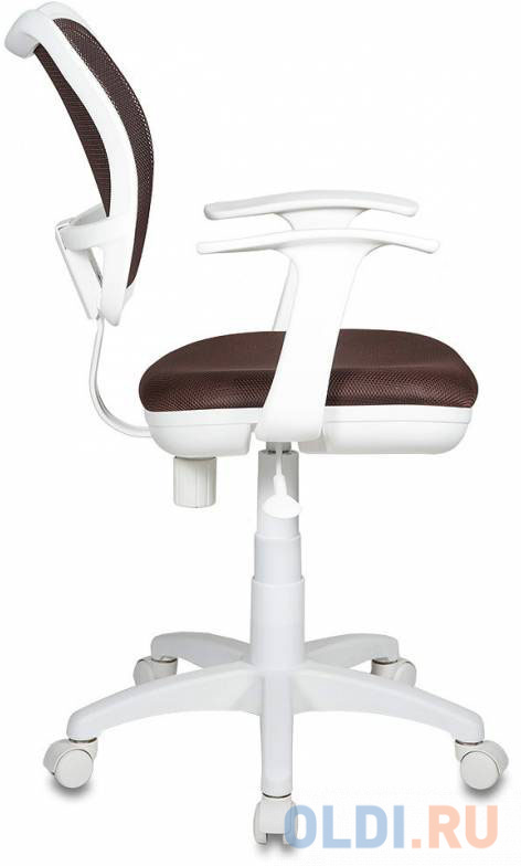 Кресло Бюрократ CH-W797/BR/TW-14C спинка сетка коричневый сиденье коричневый TW-14C пластик белый