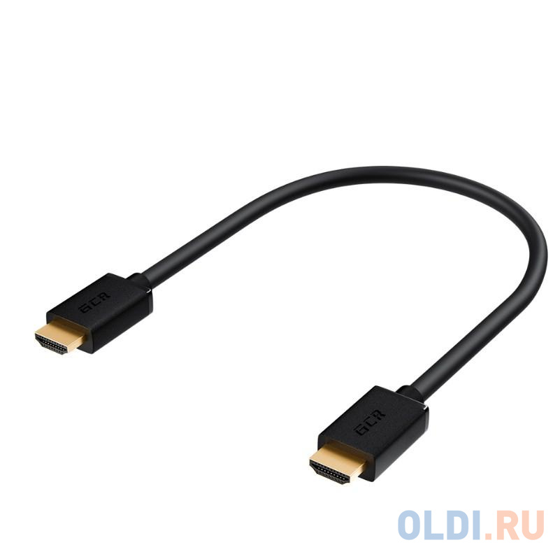 Кабель HDMI 2м Green Connection GCR-HM411-2.0m круглый черный