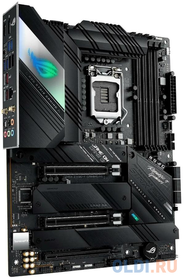 Материнская плата ASUS ROG STRIX Z590-F GAMING WIFI Socket 1200 Z590 4xDDR4 3xPCI-E 16x 6 ATX Retail в Москвe