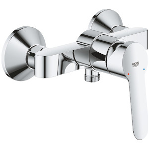 Смеситель для душа Grohe BauEdge с душевым гарнитуром, хром (23636000, 27853001)