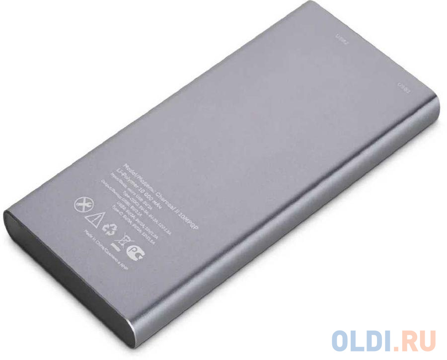 Аккумулятор Accesstyle Внешний аккумулятор Accesstyle Charcoal II 10MPQP, 10000 мА·ч, 3 подкл. устройства, серый