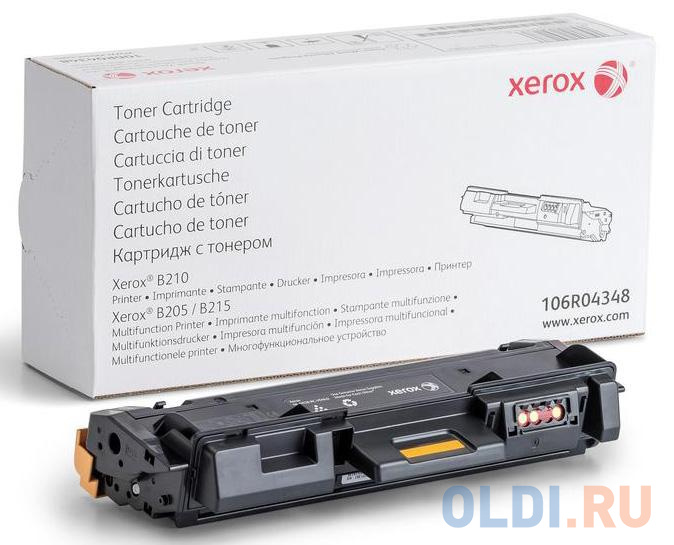 Тонер-картридж Xerox 106R04348 3000стр Черный