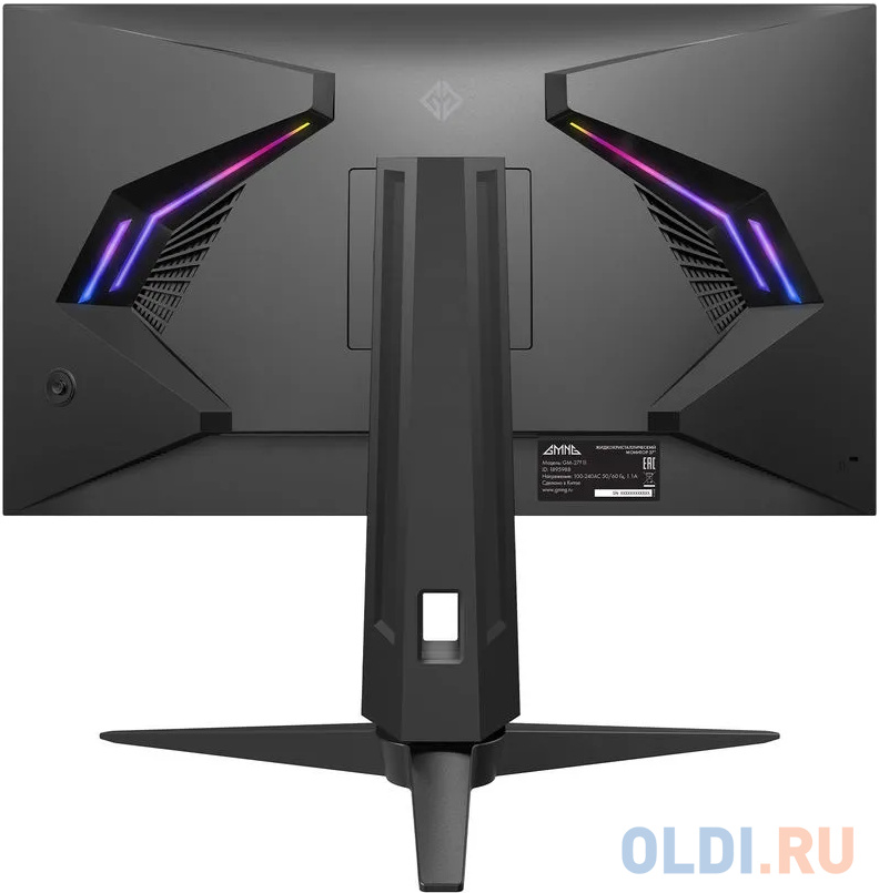 Монитор GMNG 27" Gaming GM-27F11 черный VA LED 1ms 16:9 HDMI M/M матовая HAS Piv 300cd 178гр/178гр 2560x1440 165Hz G-Sync DP 6.63кг