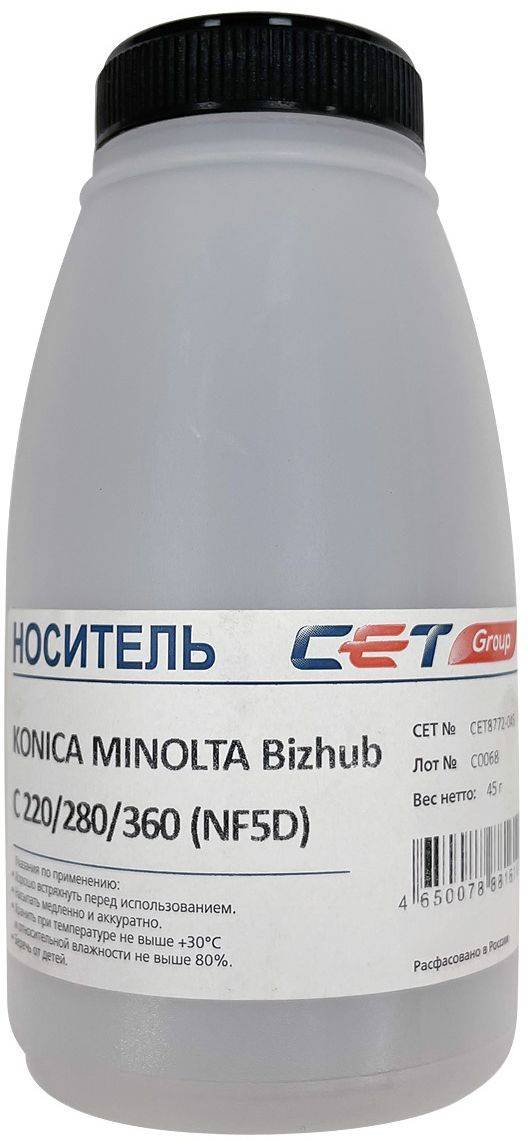 Девелопер Cet CET8772-045 для Konica Minolta Bizhub C220/280/360 (nf5/6/7/8 tn-321/322/324/711k/712)