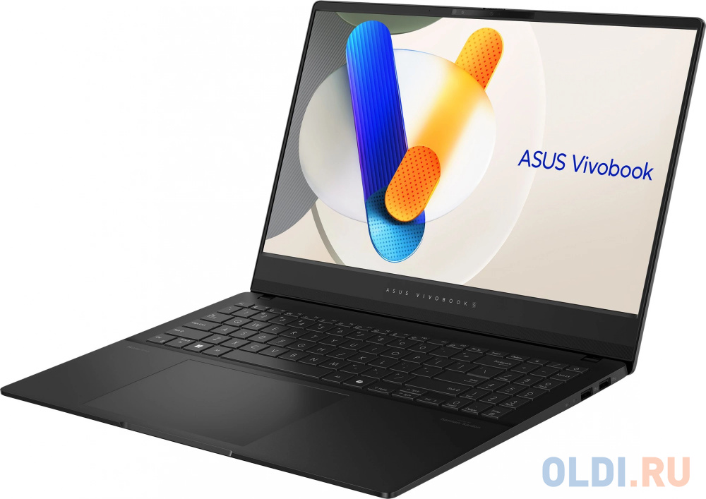 Ноутбук Asus Vivobook S 15 OLED S5506MA-MA066W Core Ultra 5 125H 16Gb SSD1Tb Intel Arc 15.6" OLED 3K (2880x1620) Windows 11 Home black WiFi BT Ca