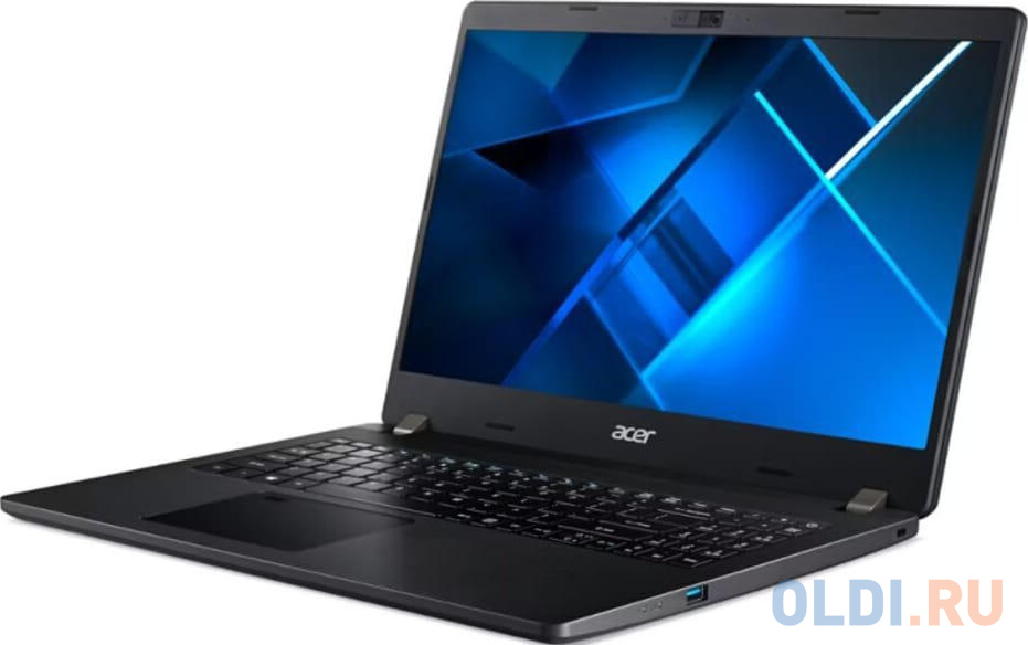 Ноутбук Acer TravelMate TMP215-54 15.6" FHD IPS, Intel Core i3-1215U, 8Gb, 256Gb SSD, RJ45,USB-C, FngrP, w\\o OS, черный