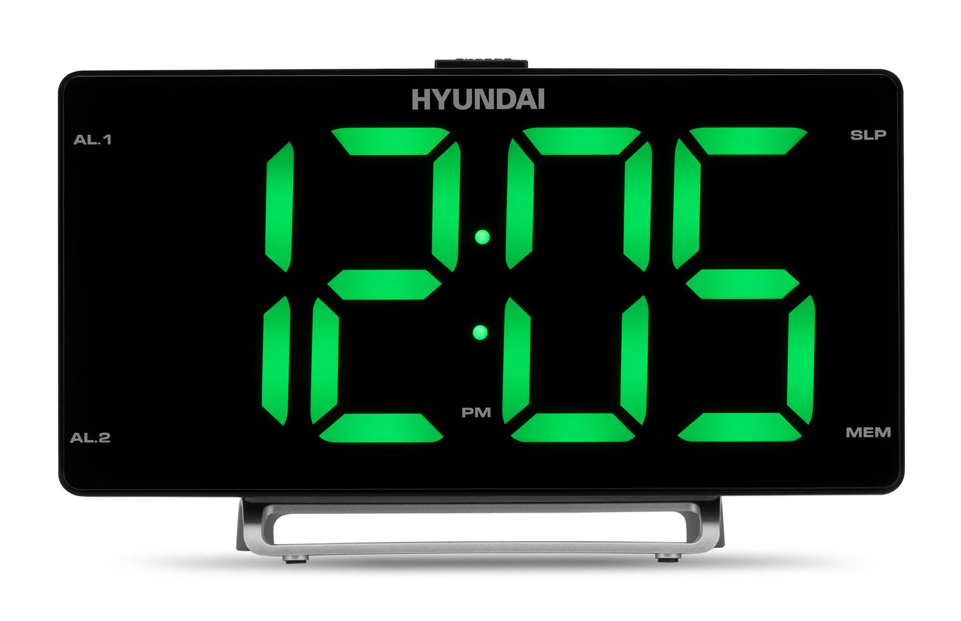 Радиобудильник Hyundai H-RCL246 черный
