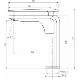 Смеситель для раковины Профсан Дизайн PSM-500-5 хром в Москвe