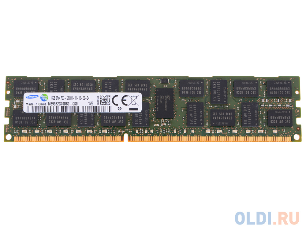 Оперативная память Samsung M393B2G70DB0 DIMM 16Gb DDR3L 1600MHz