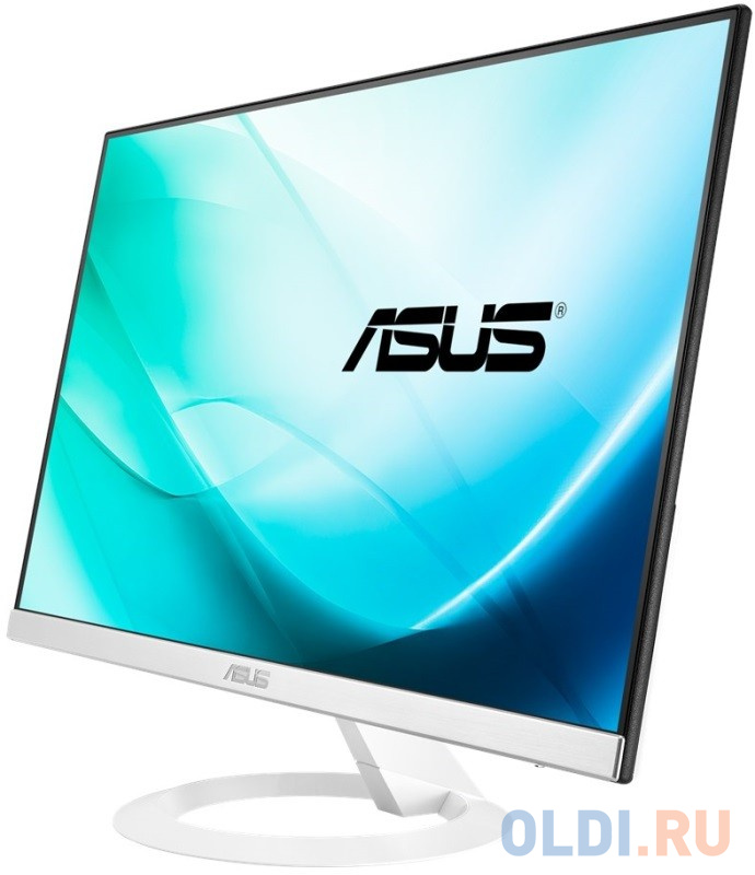 Монитор 23" ASUS VZ239HE-W WHITE IPS, 1920x1080, 5ms, 250 cd/m2, 1000:1 (ASCR 80M:1), D-Sub, HDMI