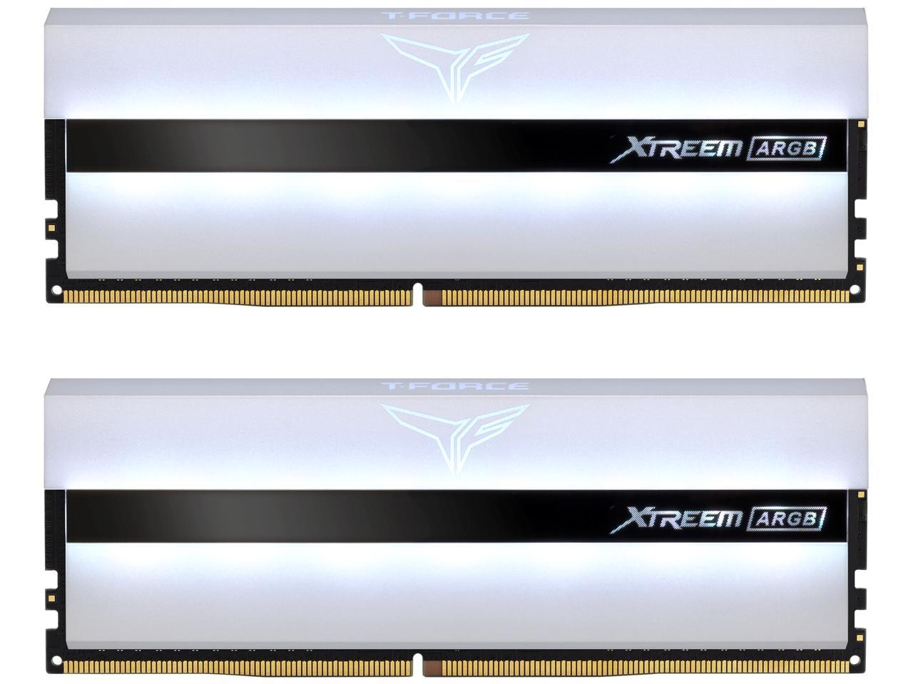Комплект памяти DDR4 DIMM 32Gb (2x16Gb), 4000MHz, CL18, 1.4 В, Team Group, T-Force Xtreem ARGB (TF13D432G4000HC18LDC01)