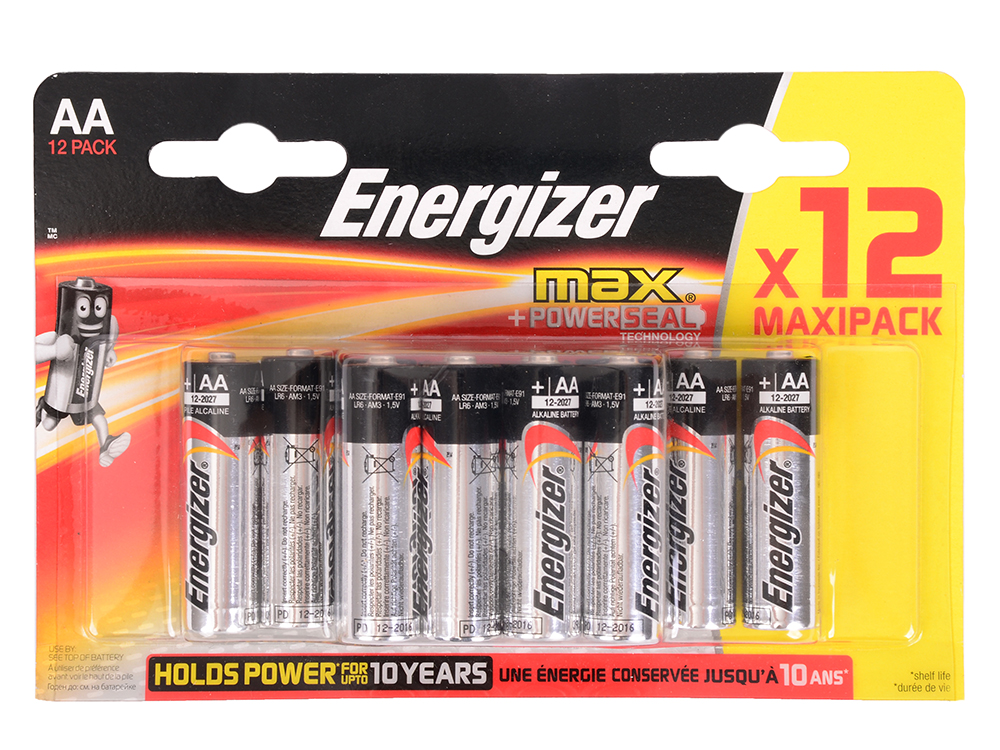 Батарейка Energizer Max AA блистер 12шт.