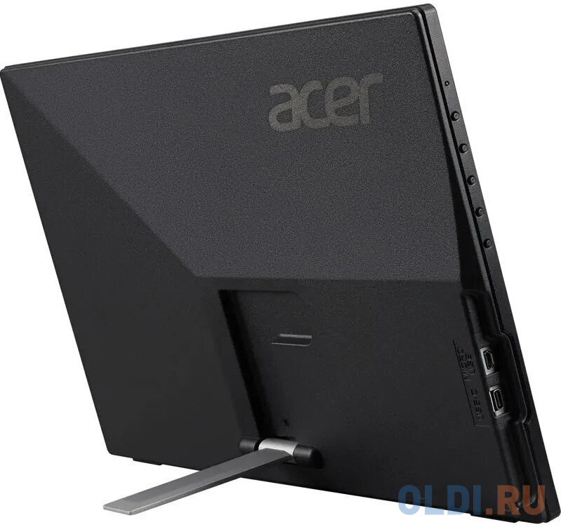 Монитор/ ACER PM161QBbmiuux 15,6'', Portable monitor, ZeroFrame, UltraThin Black, 16:9, IPS, 1920x1080, 4ms, 250cd, 60Hz, 1xMiniHDMI + 2xTyp в Москвe