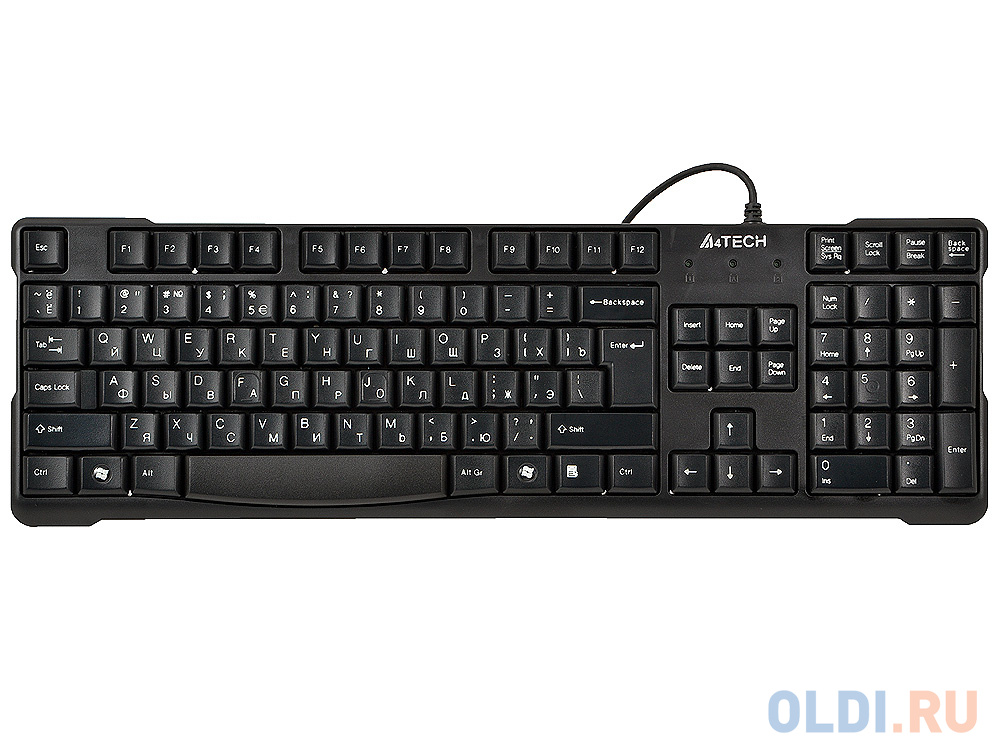 Клавиатура A4Tech KR-750 USB (черный)