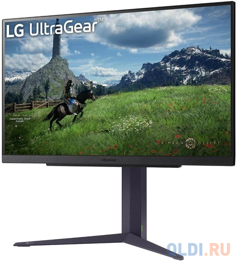 Монитор LG 27" UltraGear 27GS85Q-B черный IPS LED 16:9 HDMI матовая HAS 400cd 178гр/178гр 2560x1440 200Hz FreeSync DP 2K USB 6.2кг