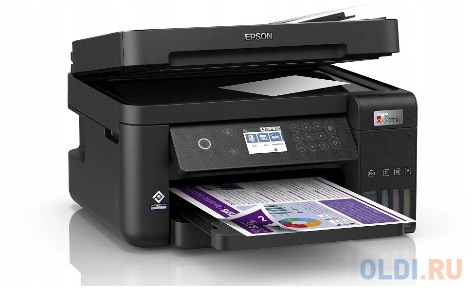 МФУ струйный Epson L6270 (C11CJ61507) A4 Duplex Net WiFi черный