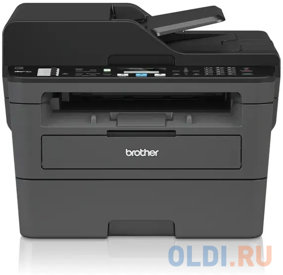 Brother MFC-L2710DN, P/C/S/F, A4, 30 стр/мин, 64 МБ, Duplex, ADF50, GigaLAN,USB, лоток 250 л., старт.картридж 700 стр.Ex.MFCL2700DNR1