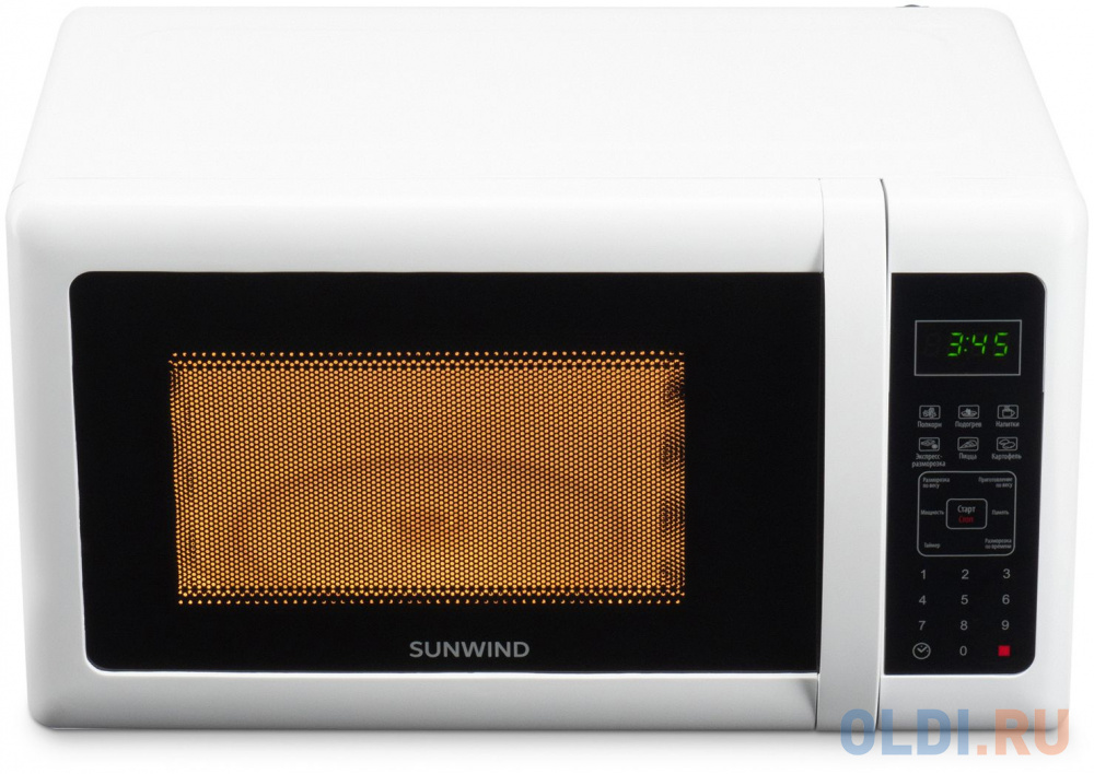 Микроволновая печь SunWind SUN-MW005, 700Вт, 20л, белый /черный в Москвe