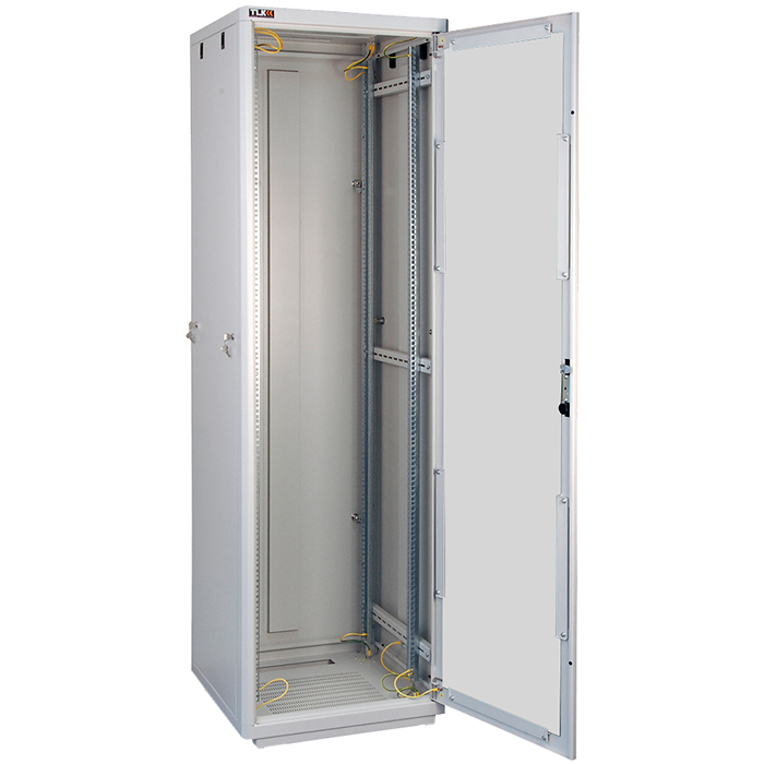 Комплект дверей передняя и задняя цельнометаллические TLK для шкафа серии TFR 24U шириной 600мм TFR-4-2460-MM-GY