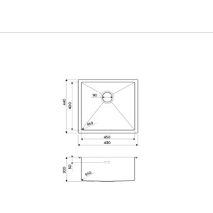 Кухонная мойка Omoikiri Taki 49-U/IF LG светлое золото (4973523)