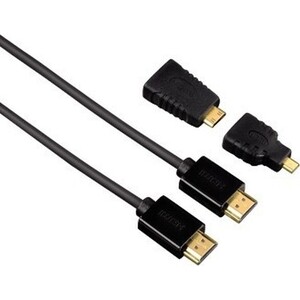 Кабель HDMI HAMA H-54561 HDMI (m)/HDMI (m) 1.5м. Позолоченные контакты черный (00054561) в Москвe