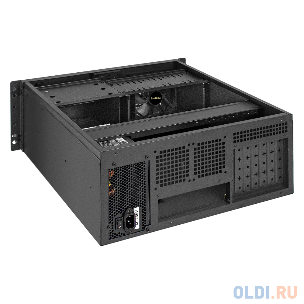 Серверный корпус ExeGate Pro 4U450-17 <RM 19", высота 4U, глубина 450, БП 900PPH-SE 80 PLUS® Bronze, 2*USB>