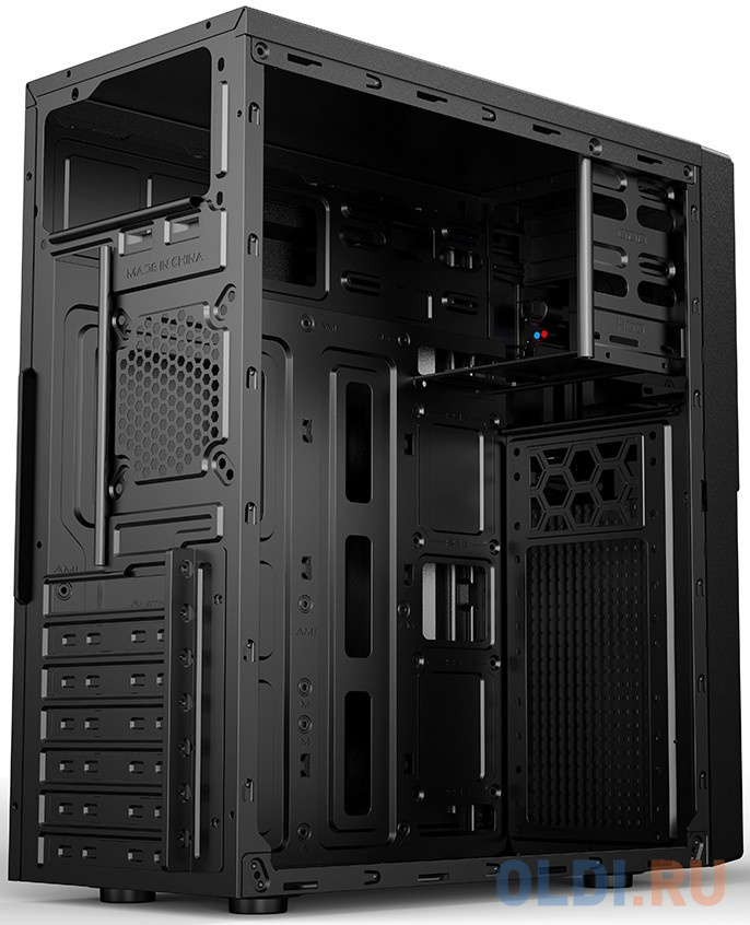 PCC-ATX-E188-USB31-USB22-450W Корпус ATX Miditower E188, с БП ATX450-12EC (450W/120mm), 1*USB 3.0, 2*USB 2.0, HD Audio+Mic, Black в Москвe