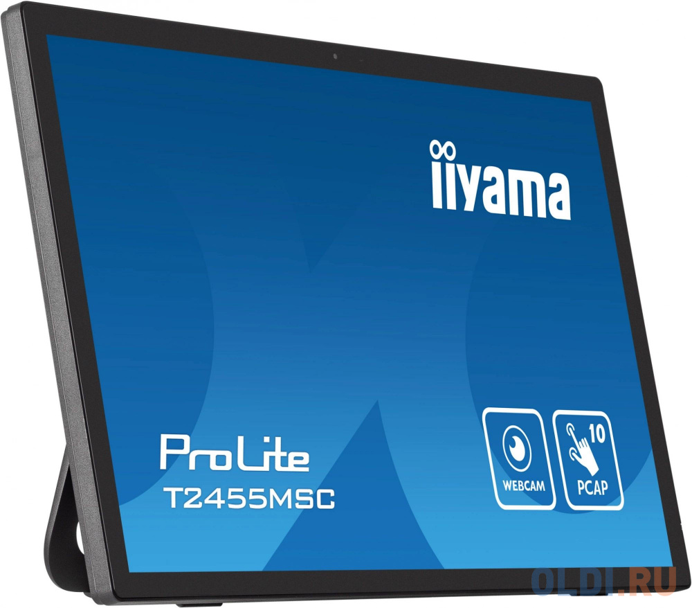 Монитор Iiyama 23.8" ProLite T2455MSC-B1 черный IPS LED 16:9 HDMI M/M глянцевая 1000:1 400cd 178гр/178гр 1920x1080 60Hz DP FHD USB Touch 4.4кг