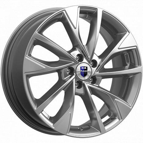 R17 5x100 7J ET38 D67,1 К&К Роквуд (КС900-04) дарк платинум