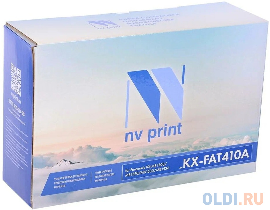 Картридж NV-Print KX-FAT410A/A7 2500стр Черный в Москвe