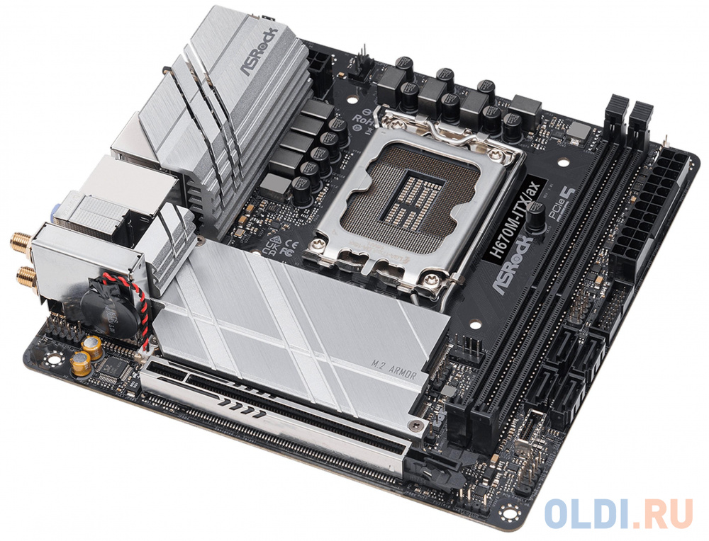 Материнская плата ASRock H670M-ITX/AX