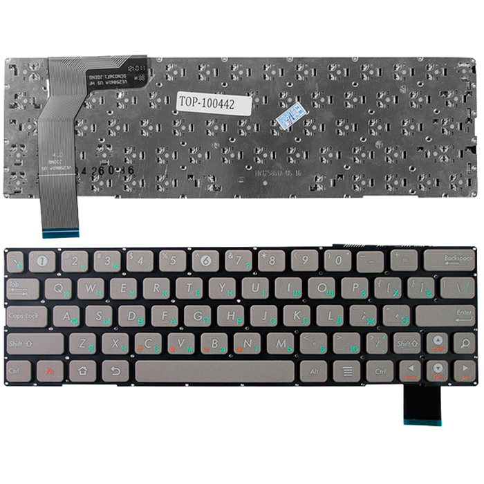 Клавиатура для ноутбука Asus Eee Pad SL101 Series. серый (TOP-100442)
