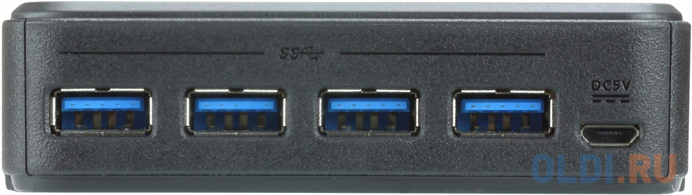 Переключатель Aten US434-AT USB, 4 ПК> 4 устройства, 4 USB B-тип > 4 USB A-тип, Male > Female, со шнурами A-B 2х1.2м.+2х1.8м. для подкл. к уп в Москвe