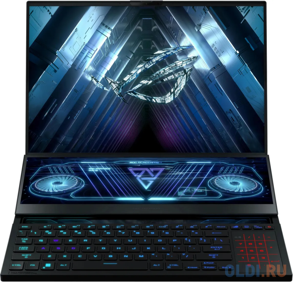 Ноутбук Asus ROG Zephyrus GX650PY-NM085W Ryzen 9 7945HX 32Gb SSD2Tb NVIDIA GeForce RTX4090 16Gb 16" IPS WQXGA (2560x1600) Windows 11 Home black W