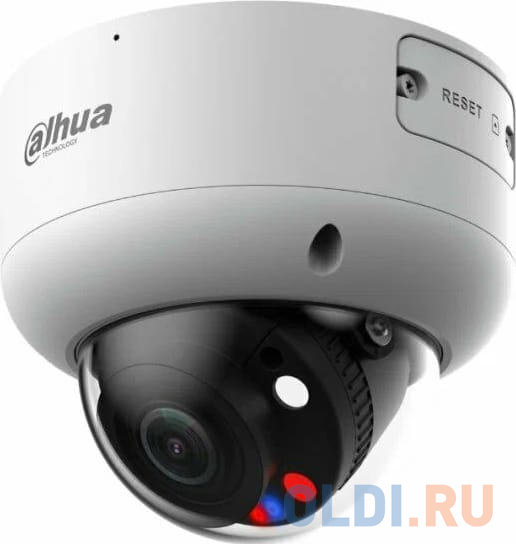 DAHUA DH-IPC-HDBW3449R1P-ZAS-PV Уличная купольная IP-видеокамера TiOC с ИИ и активным сдерживанием 4Мп, 1/2.7” CMOS, моторизованный объектив 2.7~13,5м в Москвe