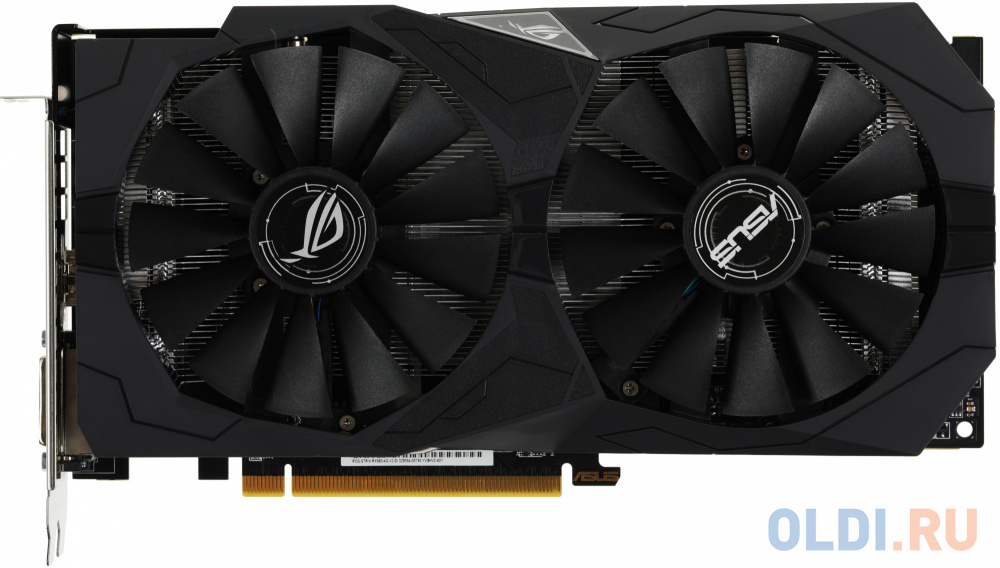 Видеокарта Asus PCI-E ROG-STRIX-RX560-4G-V2-GAMING AMD Radeon RX 560 4096Mb 128 GDDR5 1199/6000 DVIx1 HDMIx1 DPx1 HDCP Ret